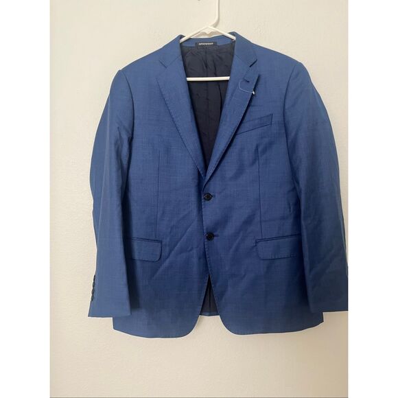 Emporio Armani G Line Regular Fit Notch Lapel Wool Suit Jacket NEW - Picture 4 of 13